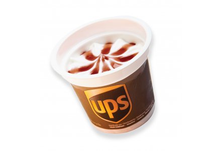 Productfoto: IJs met logo Vanille / Chocolade